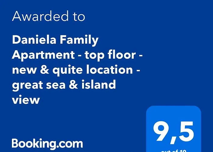 Apartamento Daniela Family - Floor - New & Quite Location - Great Sea & Island View *